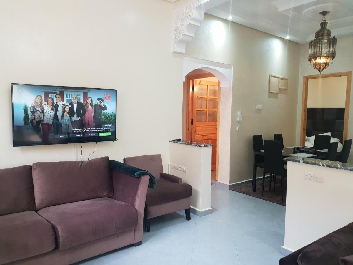 Ferienwohnung Cycas Family Aparts -Fibre Optique- Marrakesch Exterior foto